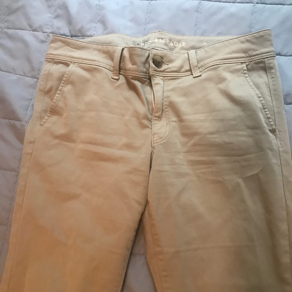 American Eagle Super Stretch Bootcut Khakis